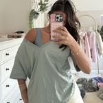 ZARA Loose Fitting Vneck T-shirt Photo 0