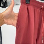 Lovers + Friends Dalton Pant Women’s Rosewood Mauve Drawstring Joggers Medium Photo 6