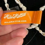 Vintage Hilo Hattie 35"Cowrie Shell Necklace Lei Natural Colors Seashells Hawaii White Photo 4