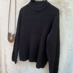 Divided  Ribbed Sweater Black Photo 3