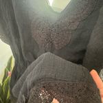 Eberjay Eberjey Black Lace Swim Coverup Photo 7