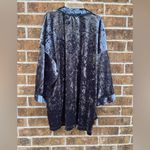 Pleione  Velvet Open-Front Cardigan Kimono Size Large Photo 4