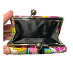 Vera Bradley Retired Small Kisslock Wallet Va Va Bloom Tri-Fold Coin Purse Photo 2