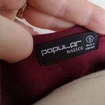 Popular Basics  Burgundy Long Sleeve Bodycon Dress Photo 6