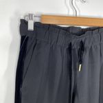 Lululemon On The Fly Black Velvet Trim Drawstring Jogger Pants Women's Size 2 Photo 24
