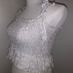 Princess Polly Smocked White And Black Heart Tank Top Photo 2