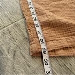 Aerie  Gauzy High Waisted Wide Leg with Slits Pant Cappuccino Size XS Boho Photo 3