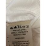 P.E Nation Women's White Striped Logo Sleeveless Athletic Muscle Tee Tank Top L Size L Photo 3