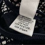 St. John  knit cardigan sweater navy and white Photo 1