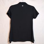 Peter Millar  Carolina Panthers Women's Black Button Down Polo Shirt Size Small Photo 1