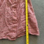 Tularosa  Erica Mini Dress Cherry Red White Plaid Gingham XS Photo 4