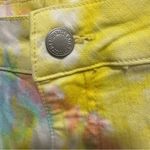 Judy Blue  Tie Dye Rainbow Shorts Small Stretch Denim Raw Hem Fray Size XL Photo 3
