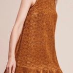 Anthropologie MAEVE Sleeveless Velvet Brown Mini Dress Photo 0