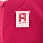 Amanda Uprichard  Hot Pink Mini Dress Large V-Neck‎ Flutter Sleeve Party Cocktail Photo 7