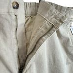 Old Navy  NWT Everyday Cotton Tan Cream Cuffed Elastic Waistband Chino Shorts 4X Photo 3
