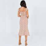 Princess Polly • NWT Just Like Heaven Midi Dress Brown White Floral Photo 1