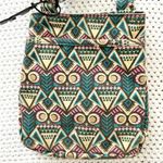 KAVU  Novelty Aztec Owl Print Green Yellow Slim Crossbody Adjustable Casual Bag Photo 5