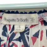 Poupette St Barth Nola Mini Dress Geometric Print Women’s Size Small Racerback White Photo 11