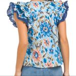 House of Harlow 1960 “Zoey Blue” Ruffled Blouse Photo 5