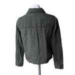 Nicole Miller  Vintage Look Linen Blend Button Down Jacket, Sz S Photo 5