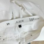 J.Crew NEW New High Rise Denim Trouser Jean Wide Leg Semi Stretch White US 29 Photo 10