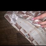 Wrangler Free people x  collab cream brown logo flare denim pants spring jeans Photo 7