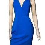 Mason Women’s Size 8 Cobalt Blue Bustier Fitted Top Midi Dress Photo 0
