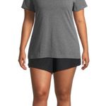 Athletic Works Womens Gym Shorts Size 3XL 24-26 Butter Core Charcoal Black NWOT Photo 1