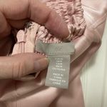 H&M Light Pink Satin Bandeau Strapless Mini Cocktail Dress Photo 3