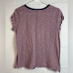 We The Free  Striped Clare Casual T-Shirt Americana Preppy Surf Size Medium Photo 4