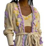 Love Shack Fancy Camden Duster Oatmeal M/L NWT Photo 1