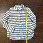 J.Crew  blue & white striped collared  shirt size 6 Photo 8