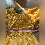 Anthropologie En Saison Puff-Sleeve Tiered Embroidered Dress Medium NWOT $178 Photo 9