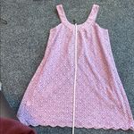 Shoshanna coverup crochet lavender cute dress large NWOT Purple Sleeveless Lace Photo 4