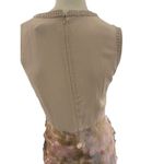 French Connection New with tags womens shimmery beaded sequin cream mini dress S Photo 15