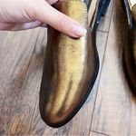 Donna Karan • NEW Mott Mule leather backless loafer Bronze gold metallic slide Photo 12