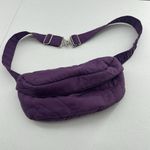 Obermeyer  Stowaway Waist Bum Bag Fanny Pack Purple Quilted Adjustable Nylon Ski Photo 1
