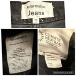Reformation  Cynthia High Rise Straight Jeans Black Lagoon Destroyed Size 25 Photo 12