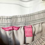 Woman Within  Plus Size 36T Cropped Pants Capri Light Gray‎ Cotton Elastic 1551 Photo 8