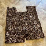 INC International Concepts High Rise Skinny Animal Print Ankle Pants Stretch 6 Photo 1