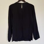 NWT J.CREW FACTORY Jeweled Bow Top Rhinestone Black Silver Holiday Small Photo 5