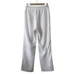 Alo Yoga Alo Courtside Tearaway Snap Pant Track in Ivory White Size Large Photo 3