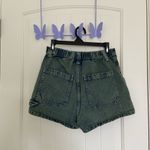 Wild Fable NWOT | women’s green denim utility shorts — size 2 Photo 2