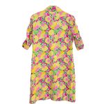 IBKUL Ruched Elbow Length Shift Dress Calista Hot Pink Golf Athletic Size S NEW Photo 2