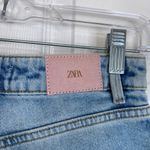 ZARA NWT  High Rise Slim Fit Jeans Light Wash Size 2 New Straight Leg Photo 5