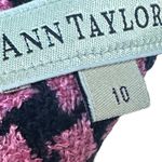 Ann Taylor NWT Vintage  Pink & Navy Wool Blend Tweed Pencil Skirt Sz 10‎ Photo 5