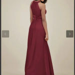 AW Dorian Bridesmaid Prom Formal Occasion Wedding Guest Dress, 16, Jester Red Photo 1