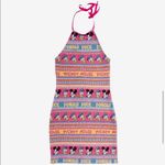 ZARA NEW  × Disney Mickey Mouse
Bodycon Knit Halter Jacquard Mini Dress Photo 1