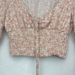 LA Hearts Blooming beauty Floral Long Sleeve Crop Top Sz One size (S/M) Photo 1