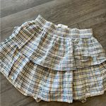 Aerie  ruffle smock plaid skirt ✨ Photo 11